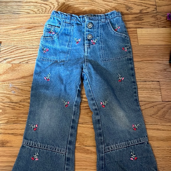 Care Bears Bottoms Care Bears Denim Flare Pants Vintage Poshmark